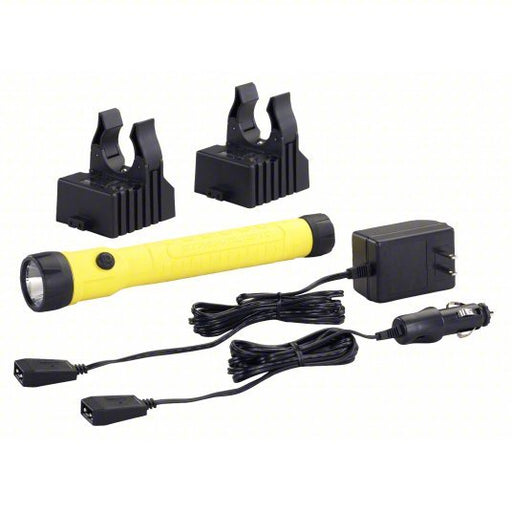 Streamlight 76412 Yellow Rechargeable Led Industrial Handheld Flashlight, 130 lm - KVM Tools Inc.KV11U130