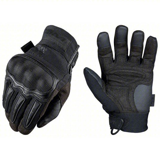 Mechanix MP3-F55-009 Tactical Glove Spandex(R), Synthetic Leather, Foam, Black, M, 11 in Lg, 1 PR - KVM Tools Inc.KV11V514