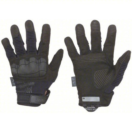 Mechanix MP3-F55-009 Tactical Glove Spandex(R), Synthetic Leather, Foam, Black, M, 11 in Lg, 1 PR - KVM Tools Inc.KV11V514