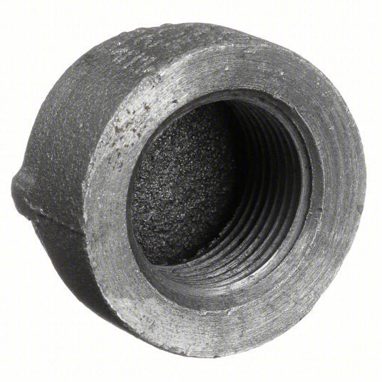 Anvil 0318901303 Round Cap Malleable Iron, 1/2 in Fitting Pipe Size, Female NPT, Class 3000 - KVM Tools Inc.KV12G114