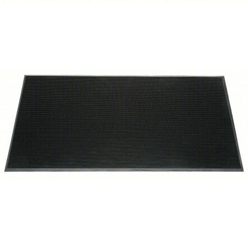 Ability One 7220-01-582-6247 Entrance Mat Finger, Outdoor, Heavy, 2 ft x 32 in, 5/8 in Thick, Rubber, Beveled Edge, Black - KVM Tools Inc.KV13J094