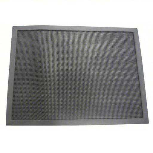 Ability One 7220-01-582-6244 Entrance Mat Finger, Outdoor, Light, 2 ft x 32 in, 5/8 in Thick, Rubber, Beveled Edge, Black - KVM Tools Inc.KV13J098