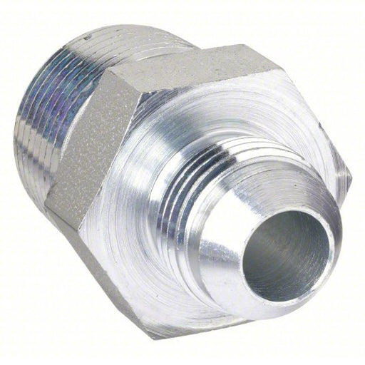 Aeroquip 2021-6-4S Hydraulic Hose Adapter 3/8 in x 1/4 in Fitting Size, Male x Male, NPTF x JIC, Rigid, Straight - KVM Tools Inc.KV2F305