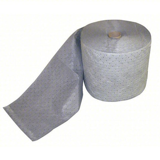 Brady HT215 Absorbent Roll 21 gal, 15 in x 15 in Perforated Size, Bale, Gray, Spunbond - KVM Tools Inc.KV15U878