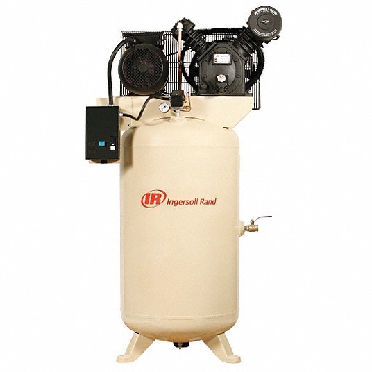 Ingersoll Rand 2475N7.5-V-230/3 Electric Air Compressor, 2 Stage, 24 cfm