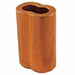 Loos SL2-2 Oval Wire Rope Sleeve: 122 Copper, For 1/16 in Wire Rope Dia. - KVM Tools Inc.KV16X776