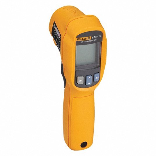 Fluke FLUKE62 MAX Infrared Thermometer, Backlit LCD, 22 Degrees to