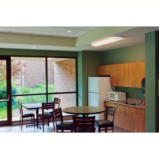 Lithonia LBL4 LP840 LED Wraparound Fixture 32 W Max. Fixture Watt, 4000K, 4,253 lm, 3 Lamp T8 - KVM Tools Inc.KV48H445