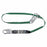 MSA 10193128 Lanyard, 6 ft., 310 lb. Weight Capacity, Green - KVM Tools Inc.KV197EH1