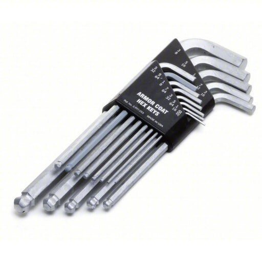 Armor Coat UST260074 13 Piece SAE L-Shape Hex Key Set - KVM Tools Inc.KV19G980