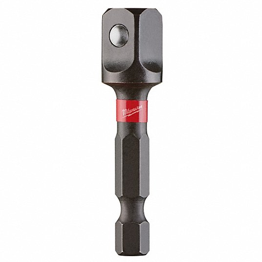 Milwaukee 48-32-5033 Impact Hex Shank Socket Adapter Set, 1/4 in Drive, Black Oxide, 3-Piece - KVM Tools Inc.KV19RK08