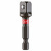 Milwaukee 48-32-5033 Impact Hex Shank Socket Adapter Set, 1/4 in Drive, Black Oxide, 3-Piece - KVM Tools Inc.KV19RK08