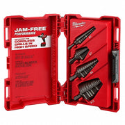 Milwaukee 48-89-9223 Step Drill Bit Set, High Speed Steel, Black Oxide, 4-Piece - KVM Tools Inc.KV19RK84