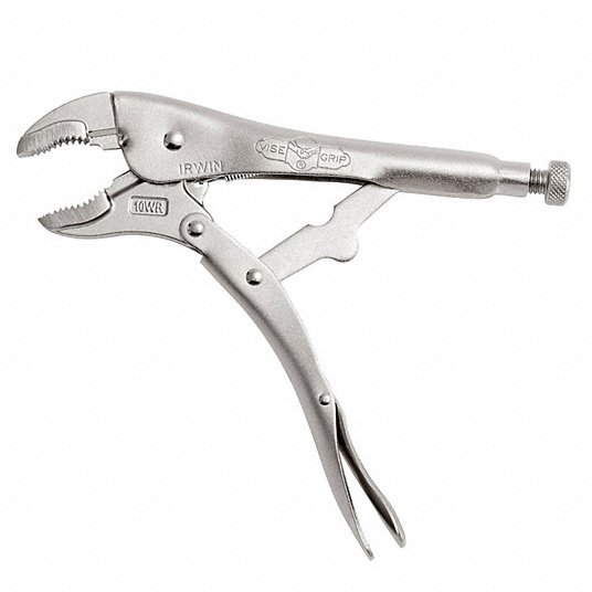Irwin 10WR 10 in. Vice Grip Curved Jaw Locking Plier with Wire Cutter and 1-7/8 in. Jaw Opening - KVM Tools Inc.KV1A421