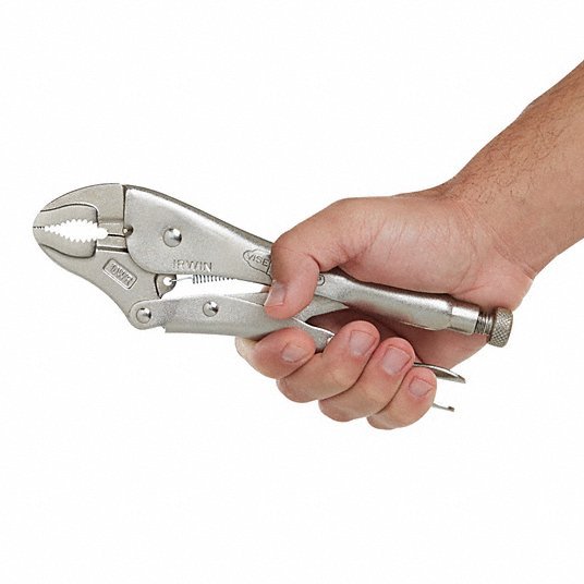 Irwin 10WR 10 in. Vice Grip Curved Jaw Locking Plier with Wire Cutter and 1-7/8 in. Jaw Opening - KVM Tools Inc.KV1A421
