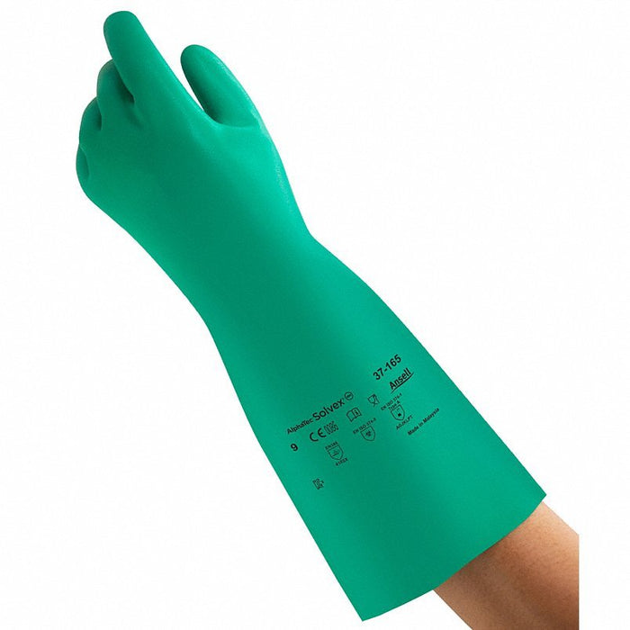 Ansell 37-165 Chemical Resistant Glove, 22 mil, Sz 11, PR