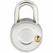 Master Lock 1525 Combination Padlock, Center, Black/Silver - KVM Tools Inc.KV1D573