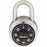 Master Lock 1525 Combination Padlock, Center, Black/Silver - KVM Tools Inc.KV1D573