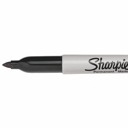 Sharpie 30001 Black Permanent Marker, Fine Tip, PK12 — KVM Tools Inc.