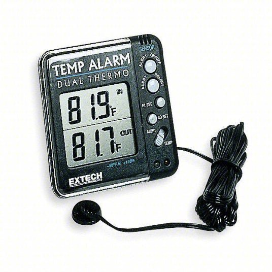 Extech 401012 Digital Thermometer Indoor/Outdoor, Indoor Temp, Outdoor Temp