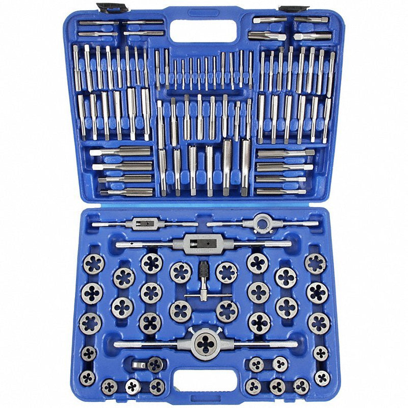 KVM Tools KV1PZ38 Tap and Die Set 110 Pieces, #4-40 Min. Tap Thread Size, 3/4"-16 Max. Tap Thread Size - KVM Tools Inc.KV1PZ38