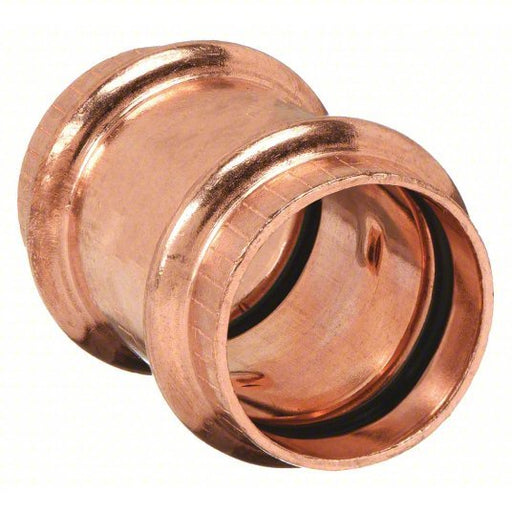 Viega 78057 Coupling with stop Copper, Press-Fit x Press-Fit, 1 in x 1 in Copper Tube Size - KVM Tools Inc.KV1RPG2