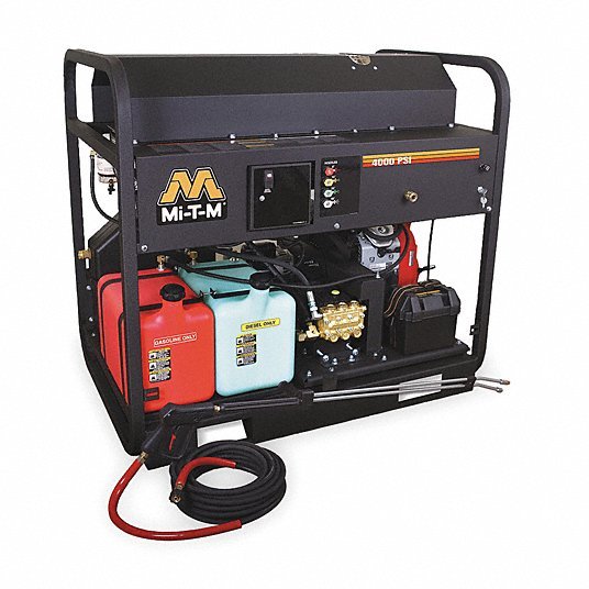 MI-T-M GH-4004-0MAH Heavy Duty 4000 psi 4.0 gpm Hot Water Gas Pressure Washer - KVM Tools Inc.KV1TDK1