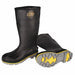 Honeywell Servus 75109/8 XTP Steel-Toe Rubber Boots, Defined Heel, 15 in H, Knee, Black, Men's, Size 8 - KVM Tools Inc.KV1TZL9