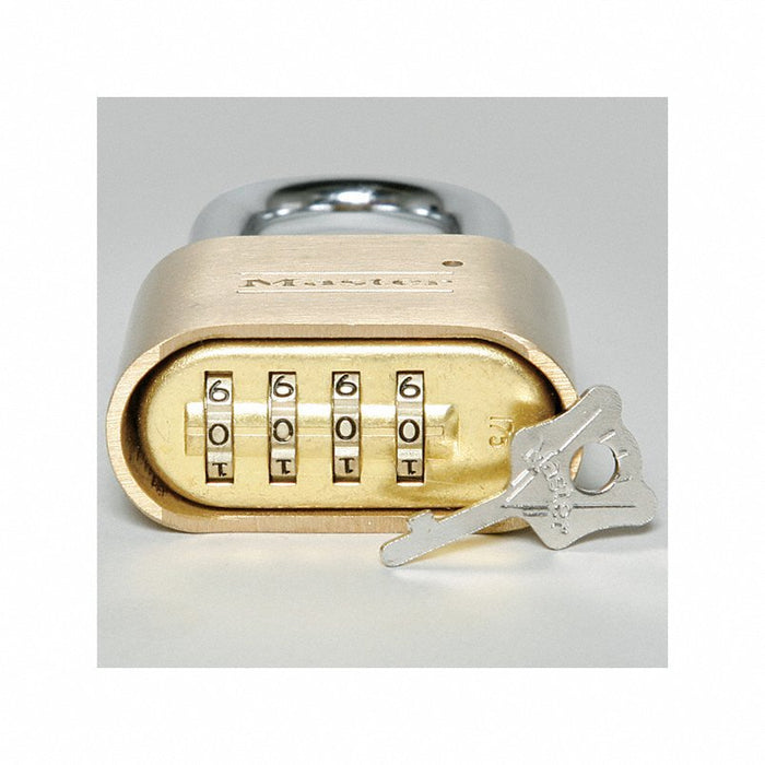Master Lock 175LH Combination Padlock, Bottom, Brass - KVM Tools Inc.KV1U173