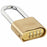 Master Lock 175LH Combination Padlock, Bottom, Brass - KVM Tools Inc.KV1U173