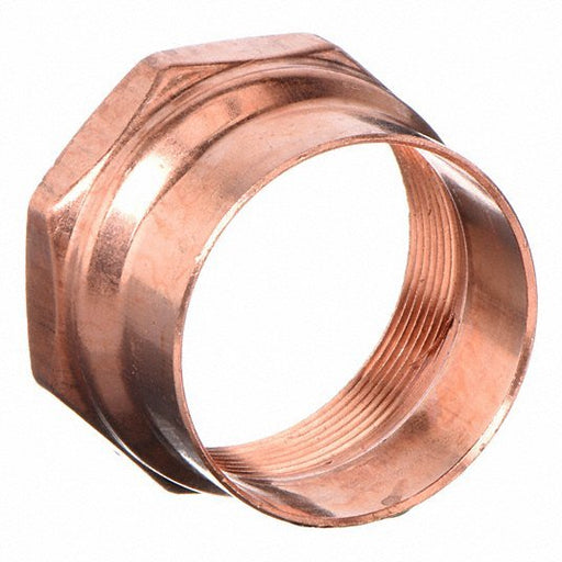 Nibco 603 1/2 Adapter Wrot Copper, Cup x FNPT, 1/2 in Copper Tube Size, For 5/8 in Tube OD, 1/2 in Pipe Size - KVM Tools Inc.KV5P015