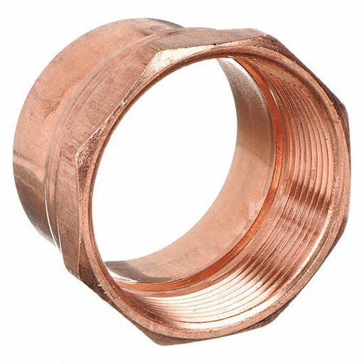 Nibco 603 1/2 Adapter Wrot Copper, Cup x FNPT, 1/2 in Copper Tube Size, For 5/8 in Tube OD, 1/2 in Pipe Size - KVM Tools Inc.KV5P015