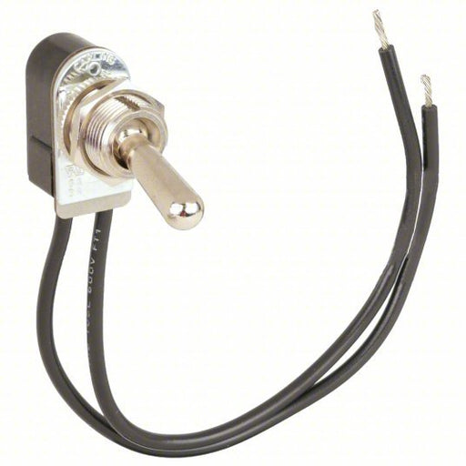 Carling 111-16-73 Toggle Switch SPST, 2 Connections, On/Off, 3A @ 250V AC/6A @ 125V AC, Wire - KVM Tools Inc.KV1X878