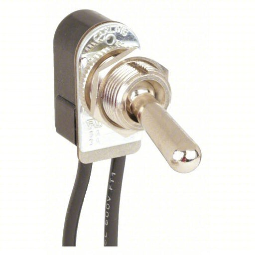 Carling 111-16-73 Toggle Switch SPST, 2 Connections, On/Off, 3A @ 250V AC/6A @ 125V AC, Wire - KVM Tools Inc.KV1X878