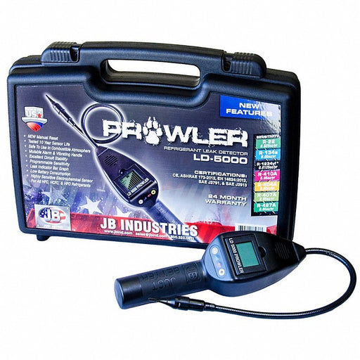 JB LD-5000 Refrigerant Leak Detector, 6V, 0.05 oz/yr - KVM Tools Inc.KV20HJ91