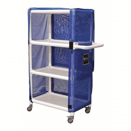 Royal G32-BBX-L3A-3ULN Bulk Linen Cart 450 lb Load Capacity, 32 in Overall Lg - KVM Tools Inc.KV20JK35