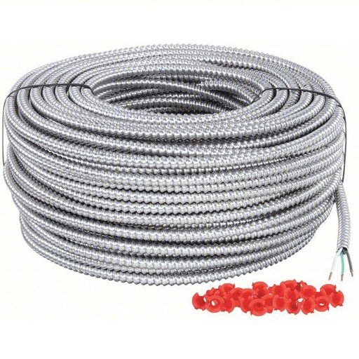 Southwire 68580001 Metal Clad Armored Cable 12 AWG Wire Size, 2 with Insulated CU Ground Conductors, MC - KVM Tools Inc.KV20KZ54