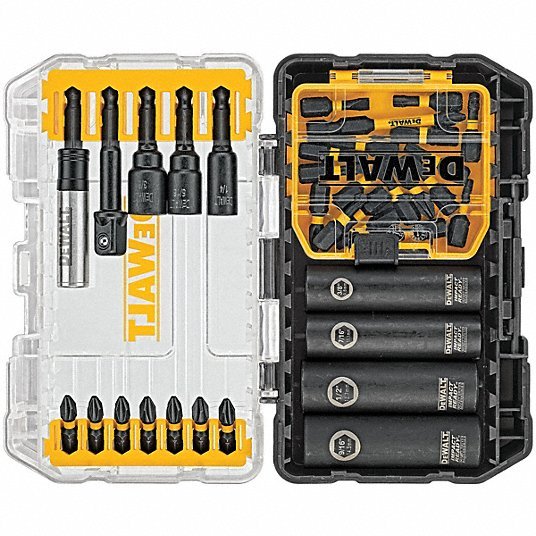 Dewalt DWA2T35IR FlexTorq(R) IMPACT READY(R) Screwdriving Bit Sets with ToughCase(R)+ System - KVM Tools Inc.KV20UH15