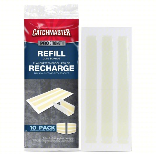 Catchmaster 72TC3R Glue Trap, 1 3/8 in Overall Ht, 5 in Overall Wd, Paperboard, 10 PK - KVM Tools Inc.KV20YR50