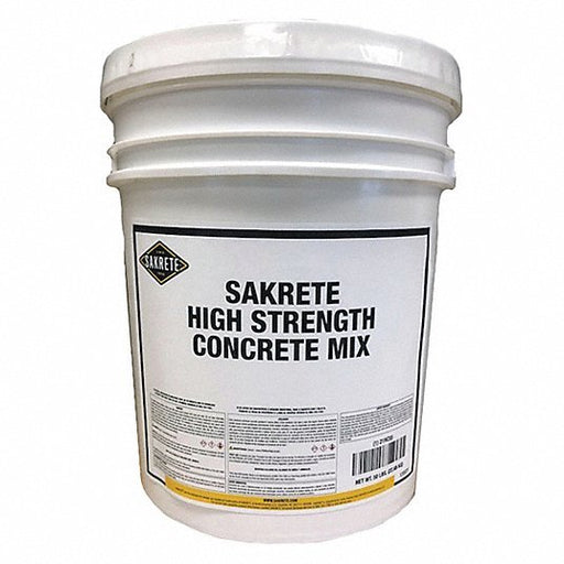 Sakrete 120021 Concrete Mix High Strength, 50 lb Container Size, Pail, 28 day Full Cure Time - KVM Tools Inc.KV21HC55