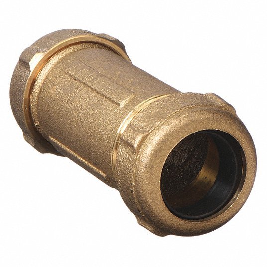KVM Tools 160-305NL Low Lead Brass Coupling, Compression, 3/4" Pipe Size - KVM Tools Inc.KV21TF15