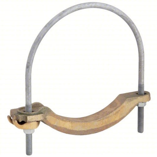 Burndy GAR3905 Pipe Ground Clamp, 4AWG, 7.5In - KVM Tools Inc.KV22C040
