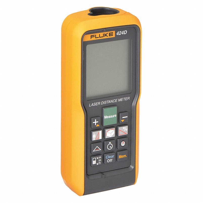 FLUKE424D Laser Distance Meter 330 ft Distance, ±3/32 in