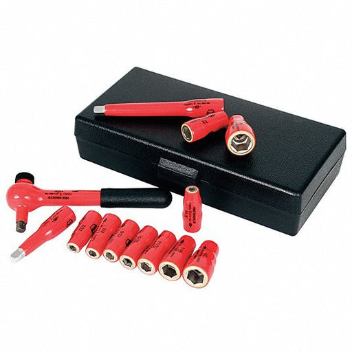 Wiha 31390 Insulated Socket Wrench Set, 13 pc. - KVM Tools Inc.KV26X315