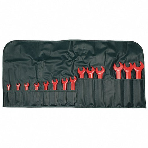 Wiha 20190 Ins Open End Wrench Set, 5/16-1-1/8, 14 Pc - KVM Tools Inc.KV26X338