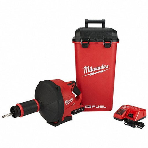 Milwaukee 2772A-21 M18 FUEL Drain Snake w/ CABLE DRIVE w/5/16” Cable - KVM Tools Inc.KV422W06