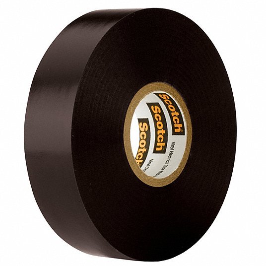 3M 88-Super-3/4x66FT Insulating Electrical Tape Gen Purpose, 3M™, Scotch®, Super 88, Vinyl, 3/4 in x 66 ft, Black - KVM Tools Inc.KV2A227