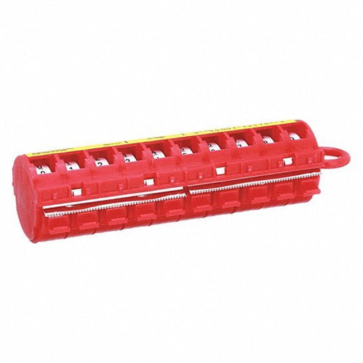 3M STD-0-9 Wire Marker Dispenser w/Tape, Preprinted, Legend 0 to 9, Polyester Film, 5,760 Labels, Max Temp 250F - KVM Tools Inc.KV2A233
