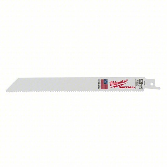 Milwaukee 48-00-5093 8" 8/12 TPI SAWZALL Blades (5 Pk) - KVM Tools Inc.KV2AC16