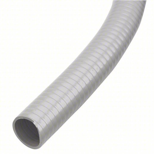 Hubbell G1050 Liquid-Tight Flex Plastic Conduit 1/2 in Trade Size, Gray, 100 ft Nominal Lg, G - KVM Tools Inc.KV6D075